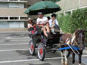 最初、「〜ボクは乗らなくていいよお」と言っていたお父さんも「引きが強いんだね！　また乗ろう」。